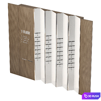 Mailboxes SET 2 3D Model Corona