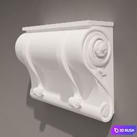 Holder Antique Style 7 3D Model Vray
