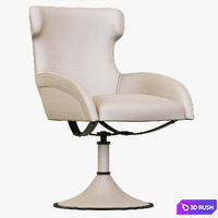 Baxter PALOMA REVOLVING CHAIR 3D Model Vray