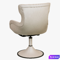 Baxter PALOMA REVOLVING CHAIR 3D Model Vray