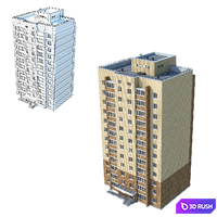 Building 3D Model Vray