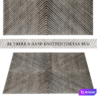 Be There A Hand Knotted Tibetan Rug 3D Model Vray
