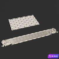 The decor and the panel 3D Model Vray