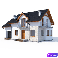 ABS House V4 3D Model Vray