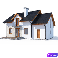 ABS House V4 3D Model Vray