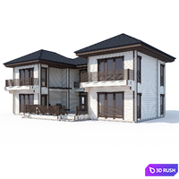 ABS House V11 3D Model Vray
