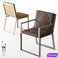 GANDIABLASCO / Blau chair 3D Model Vray