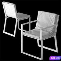 GANDIABLASCO / Blau chair 3D Model Vray