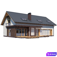 ABS House V132 3D Model Vray