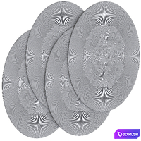 Poliform oval carpets 3D Model Vray