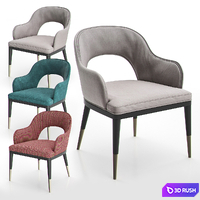 Dining Chair II 3D Model Vray