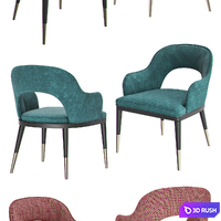 Dining Chair II 3D Model Vray