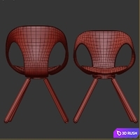 UP CHAIR Tonon Modern &amp; Wood 3D Model Corona