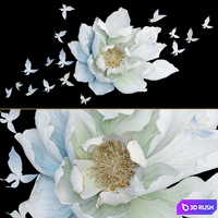 HP Decor_Wall Decor_Flower and Butterfly__III 3D Model