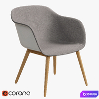 MUUTO FIBER ARMCHAIR 3D Model Corona