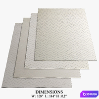 Restoration Hardware Rugs_114 3D Model Vray, Corona