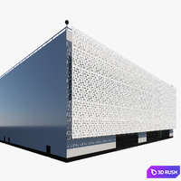 Building Moscow Avtozavodskaya street, 23Ак4 3D Model Corona