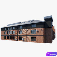 Building Moscow Avtozavodskaya street, 21k1 3D Model Corona