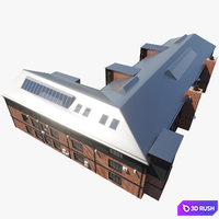 Building Moscow Avtozavodskaya street, 21k1 3D Model Corona