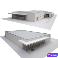 Super market 3D Model Vray