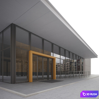Super market 3D Model Vray