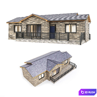 Cozy house 3D Model Corona