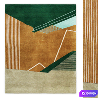 Espace Rug Toulemonde Bochart 3D Model Vray