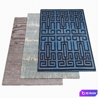 Three carpets AMINI - 1-25 3D Model Vray