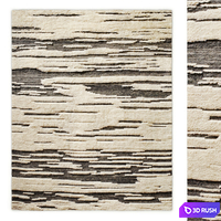 Tableau Hand-Knotted Wool Rug RH 3D Model Vray