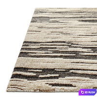 Tableau Hand-Knotted Wool Rug RH 3D Model Vray