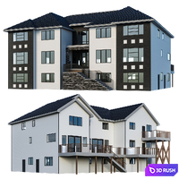 House_002 3D Model Corona