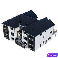 House_002 3D Model Corona