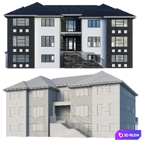 House_002 3D Model Corona