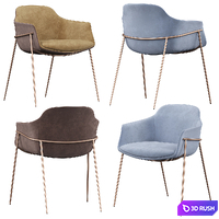 Chair Marelli CHIA 3D Model Vray, Corona