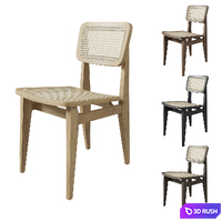 Gubi C Chair UnUpholstered 3D Model Corona