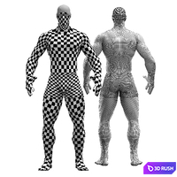 Swimmer 3D Model Corona