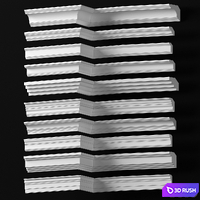 Collection of Cornices - Dikart p.9 3D Model Vray
