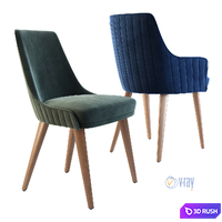 Roche Bobois. Chair Eden Rock 3D Model Vray