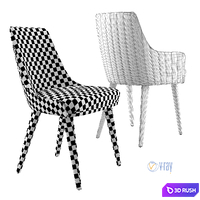 Roche Bobois. Chair Eden Rock 3D Model Vray