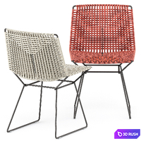 NEIL TWIST CHAIR by Mdf Italia 3D Model Vray, Corona