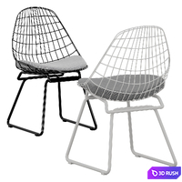 Wire Chair, Pastoe 3D Model Vray, Corona