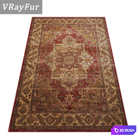 Carpets Set 738 3D Model Vray, Corona