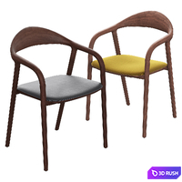 Artisan neva chair 3D Model Vray, Corona