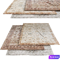 Loloi Rugs AF-03 CHAMPAGNE 3D Model Vray