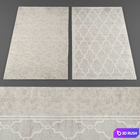 Rugs collection 201 3D Model Vray