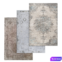 Carpets Set 1614 3D Model Vray, Corona