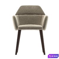 ARCHIE Armchair 3D Model Corona