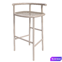 SINGLE CURVE BAR STOOL BY NENDO 3D Model Corona
