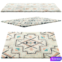 Balta Area Rug set 1 3D Model Vray