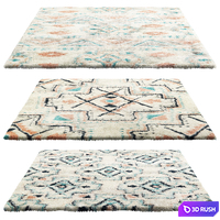 Balta Area Rug set 1 3D Model Vray